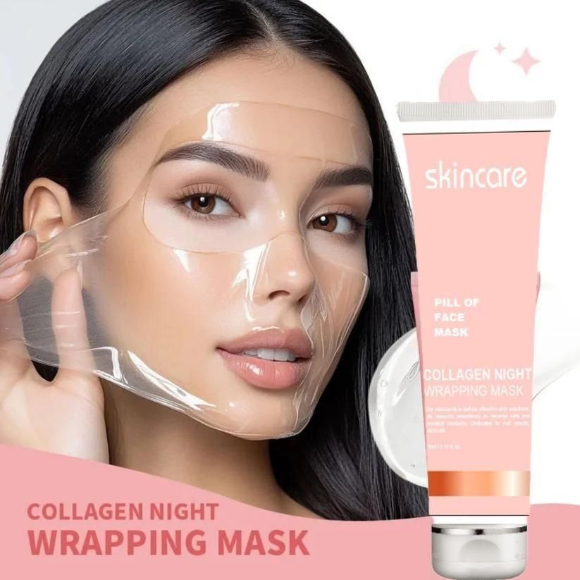 Herhaven Collagen Night Wrapping Peel Off Mask Pack of 1