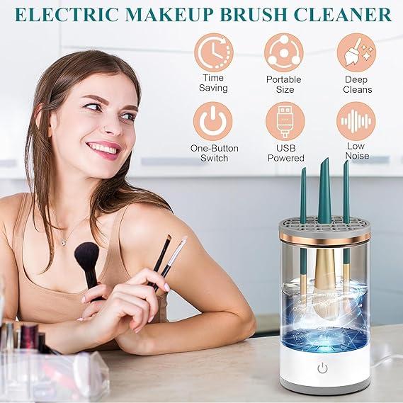 Herhaven Make Up Electric Brush Cleaner