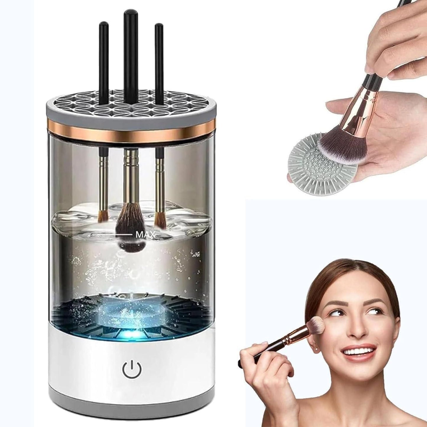 Herhaven Make Up Electric Brush Cleaner